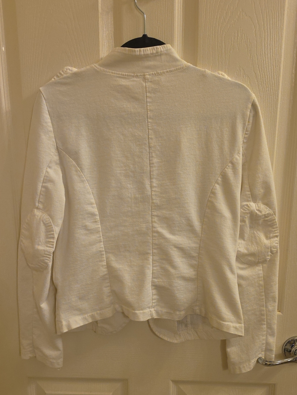 Made in Italy White Floral Botanical Military Jacket Blazer - Picture 11 of 15